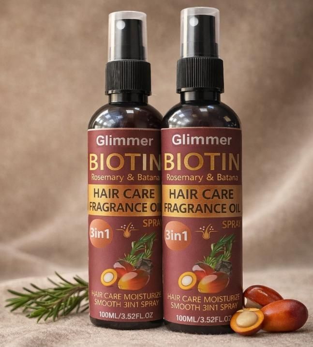 3-In-1 Rosemary & Batana Hair Oil Spray 100ml Each (Pack of 2)